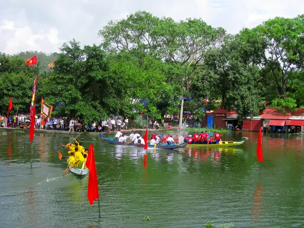 De traditionele boot race — Stockfoto