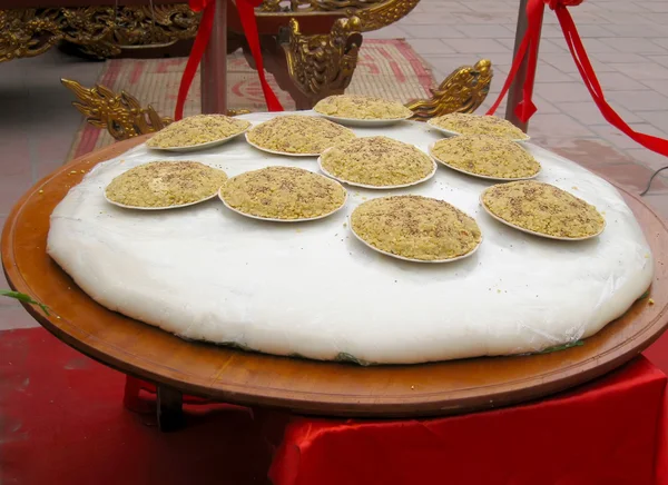 Pastel de arroz gigante —  Fotos de Stock