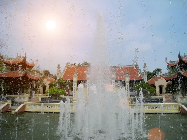 Templo no estilo arquitetônico tradicional do leste, Hai D — Fotografia de Stock