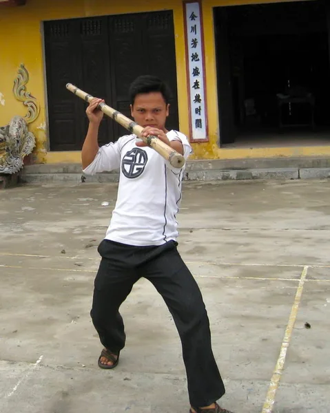 Practicante de artes marciales — Foto de Stock