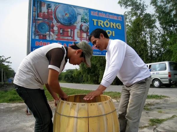 Esnaf drum yapar — Stok fotoğraf