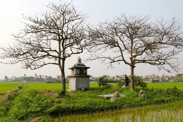 Oude graf van een rijke vrouw in het feodale tijdperk, vietnam — Stockfoto