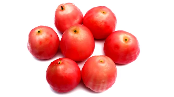 Ciruelas aisladas sobre fondo blanco —  Fotos de Stock