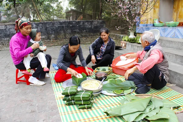 Traditionele de rijst taarten vietnam — Stockfoto