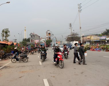 kırsal pazarında Asya Peole