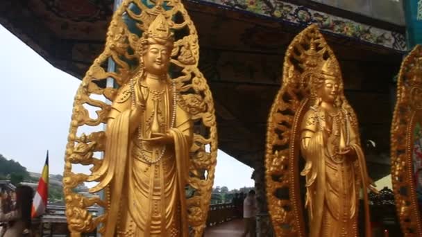 Templo Cerámica Dalat Vietnam — Vídeos de Stock