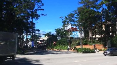 Da Lat şehrinin manzarası, Vietnam