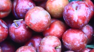 Olgun erikler bir kutuda