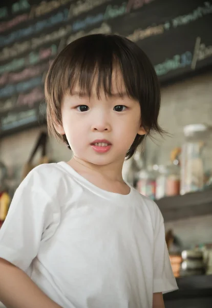 Portrait of cute asian boy — Stock Photo, Image