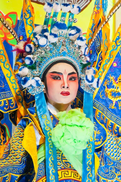 Onbekende acteur van de chinese opera — Stockfoto