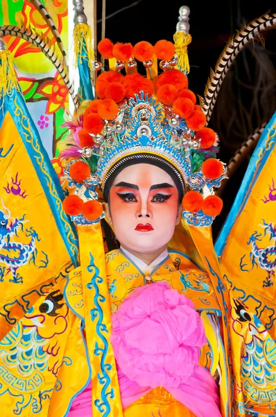 Onbekende acteur van de chinese opera — Stockfoto