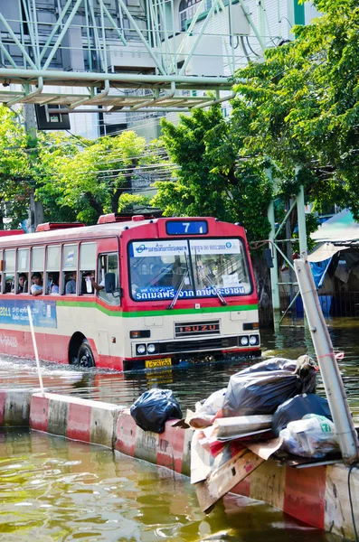 De värsta översvämningarna i thailand — Stockfoto