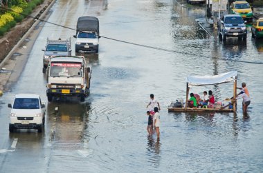 bangkok, Tayland en kötü sel