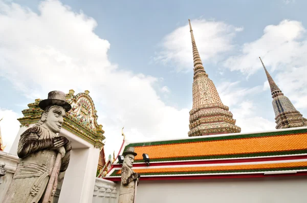 Templo em Bangkok Wat Pho, Tailândia — Fotografia de Stock