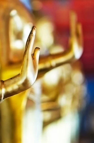 Buda heykelinin el — Stok fotoğraf