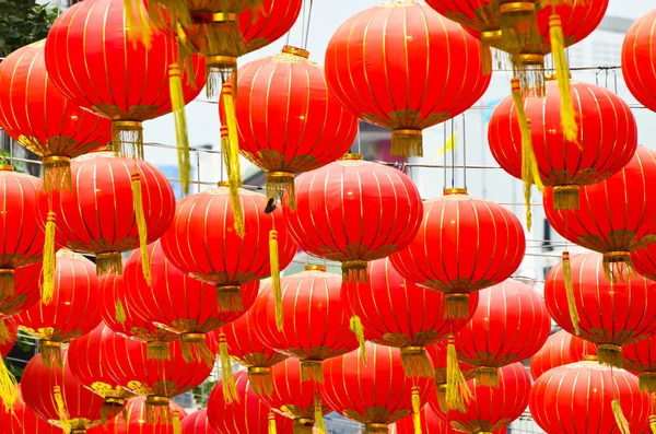 Chinesische Laternen schmücken — Stockfoto