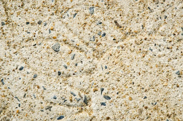 Concrete wall with stones texture — Stock Photo, Image