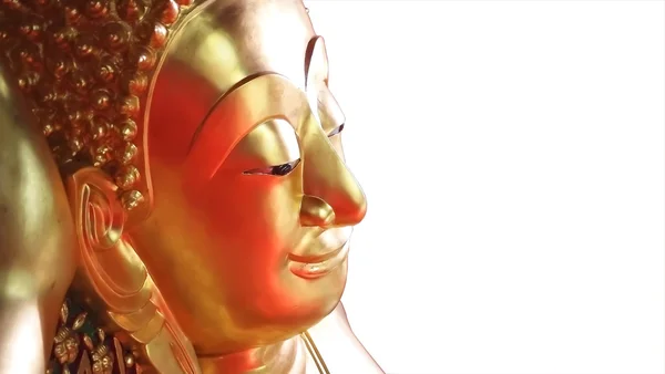 Face of Reclining Buddha statue — Stock Photo, Image