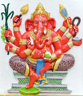 Hindistan Tanrı ganesha veya Tanrı'nın başarısı