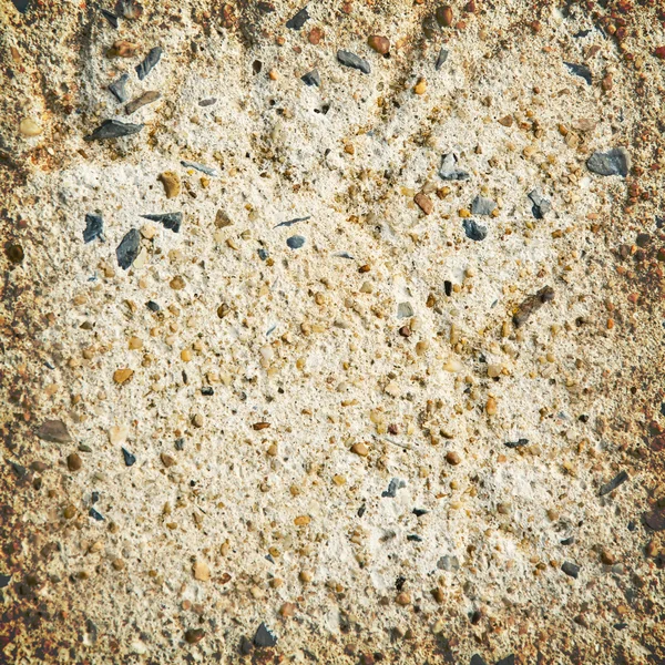 Concrete wall with stones texture — Stock Photo, Image