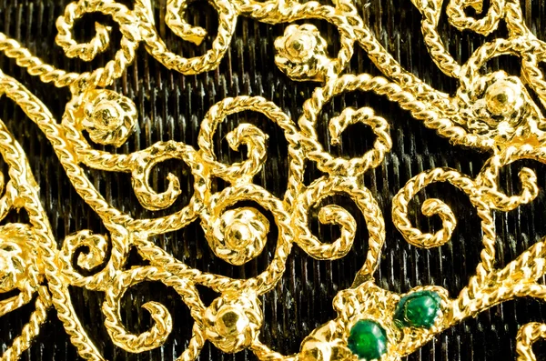 Patrón de arte dorado de estilo tailandés — Foto de Stock