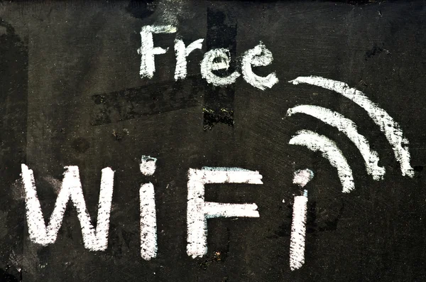 Symbole wifi gratuit — Photo