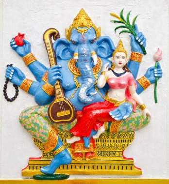 Hindistan Tanrı ganesha veya Tanrı'nın başarısı