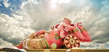 Hindistan Tanrı ganesha veya Tanrı'nın başarısı