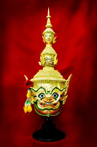 Hua khon (Antik Tayland maske göster) — Stok fotoğraf