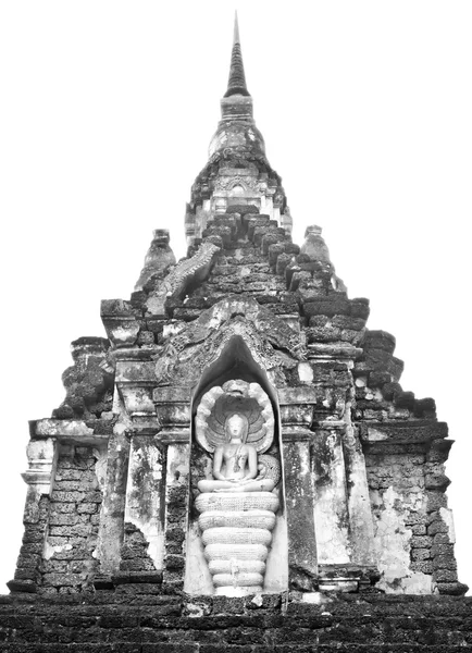Статуя Пагоды и Будды — стоковое фото