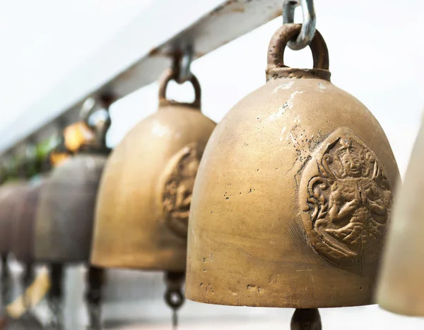 Thailand, Bangkok, Temple, religious bells — Stock Photo, Image