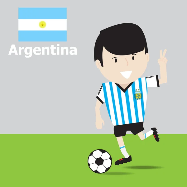 かわいいドイツのサッカーの選手 ストックベクター C Tomgigabite