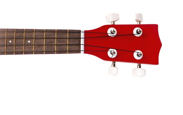 Parte do ukulele vermelho — Fotografia de Stock