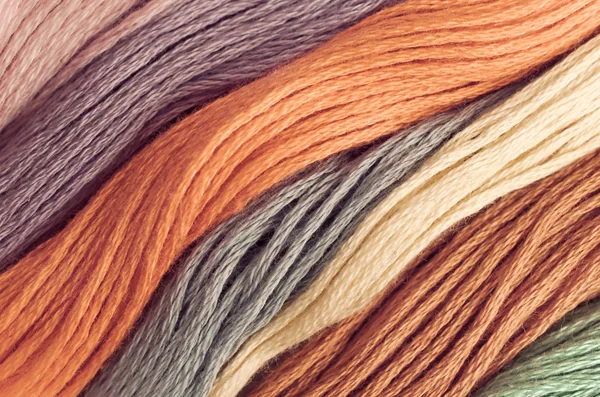 Lã colorida — Fotografia de Stock