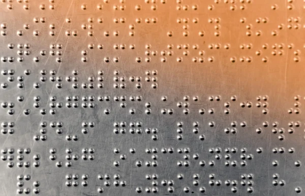 Braille dots background — Stock Photo, Image