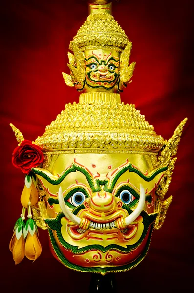 Hua Khon (Ancient Thai Show Mask) — Stock Photo, Image