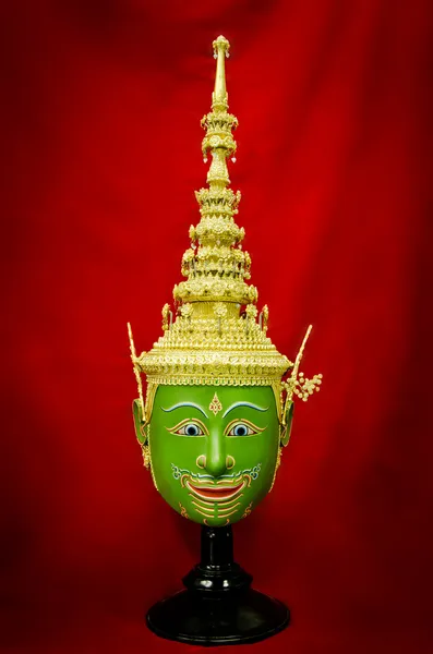 Hua Khon (Máscara de show tailandesa antiga ) — Fotografia de Stock
