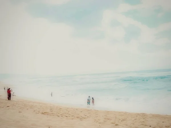 Час Відпочинку Гавайському Пляжі — стокове фото