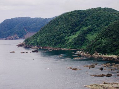 Japonya 'da testere dişli bir sahil şeridi