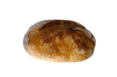 Lanet Focaccia çıtır çıtır ekmek, beyaz arka planda izole, sağlıklı gıda konsepti, sağlıklı geleneksel yemekler.