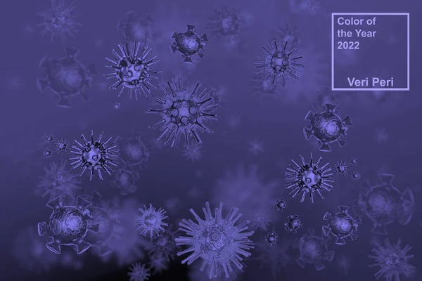 Covid Coronavirus Model Purple Lilac Background Concept Virus Covid Coronavirus — стокове фото