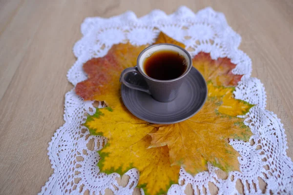 접시에 쐐기를 커피를 카페인 건강에 미치는 기분의 — 스톡 사진