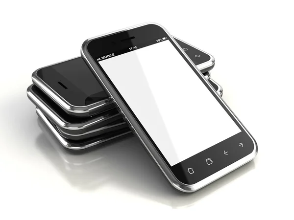 Smartphones touchscreen — Fotografia de Stock