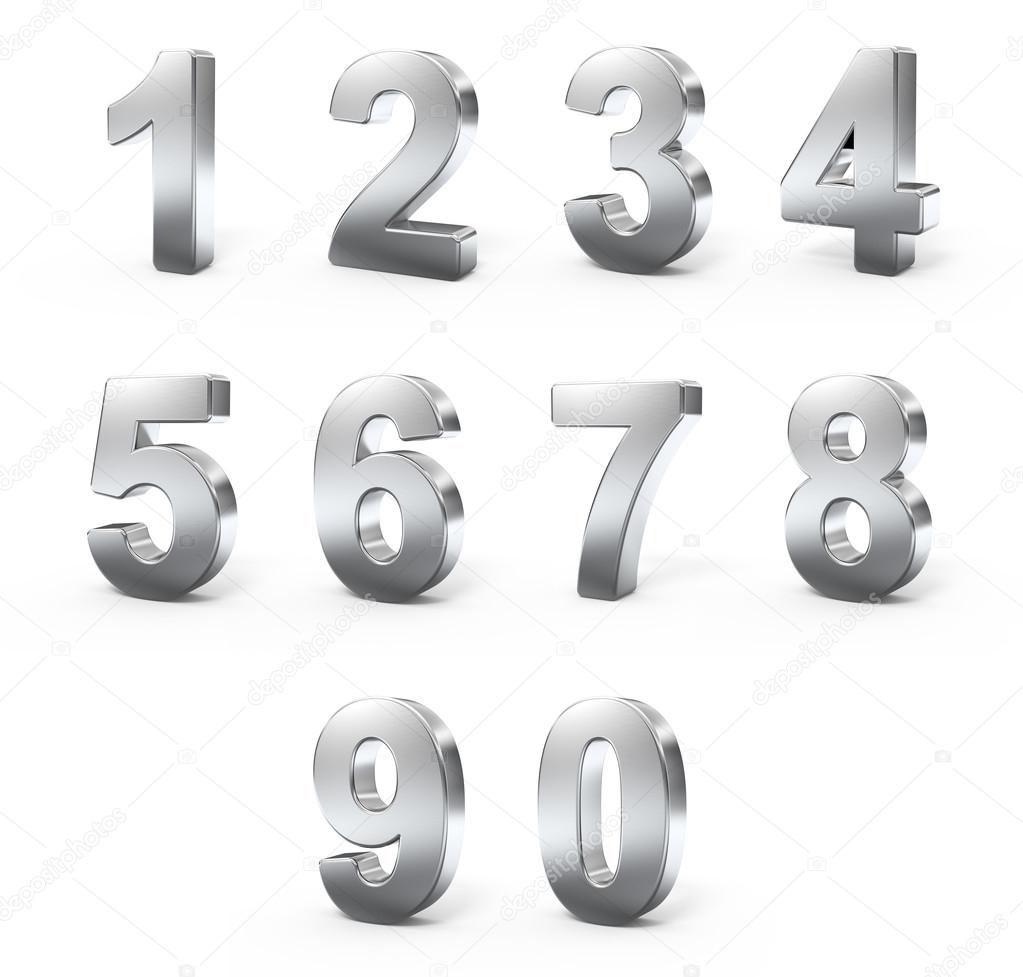 3d Metal numbers Stock Photo by ©Sashkin7 15939497