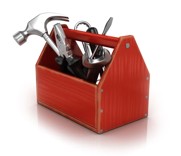 Caixa de ferramentas — Fotografia de Stock