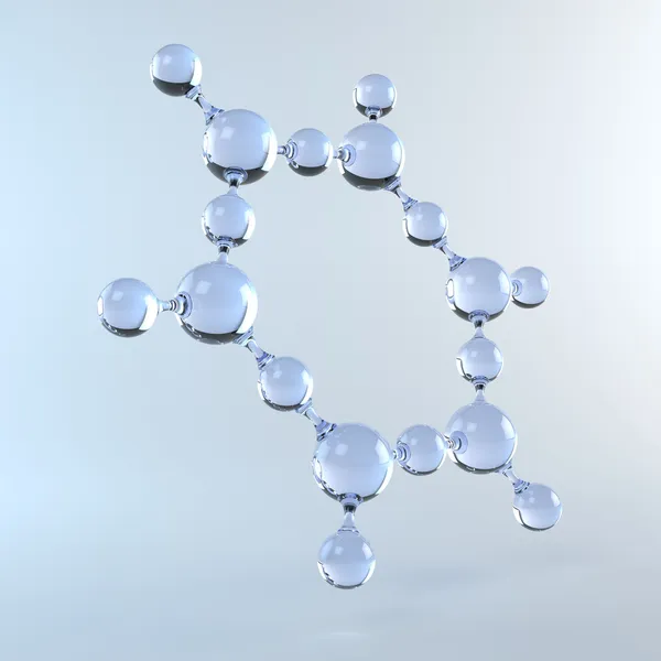 Molécula de Água — Fotografia de Stock