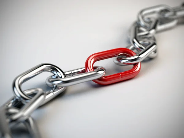 Chrome chain — Stock Photo, Image