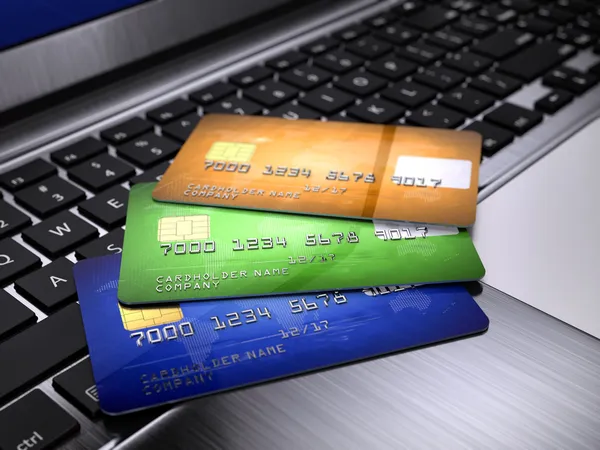 Karty kredytowe — Zdjęcie stockowe