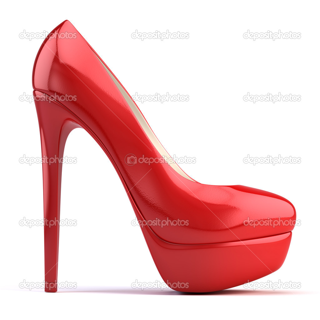 red high heels
