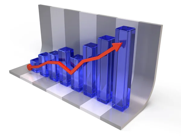 Concepto estadístico financiero — Foto de Stock